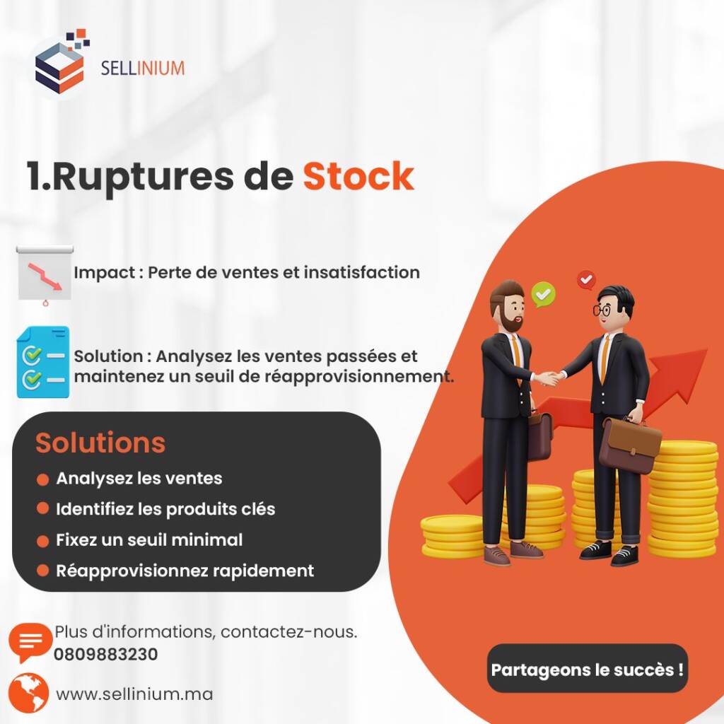 Les Grands 4 Défis de Stock et leurs Solutions Puissantes : Optimisez Votre Gestion au Maroc