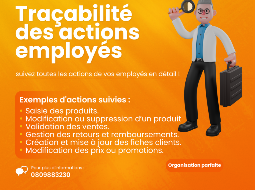 Contrôle Ultime de vos Employés avec Sellinium : Suivez 4 Actions Clés en Temps Réel au Maroc