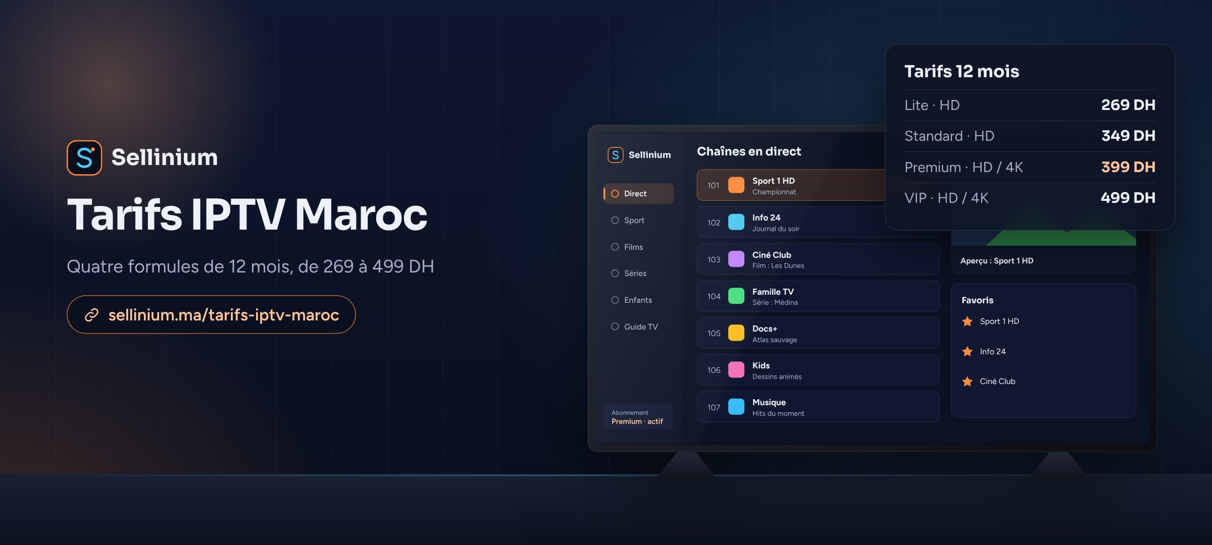 Tarifs IPTV Maroc : prix des formules et coût réel par mois